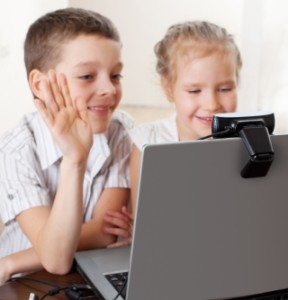 Children webcam communication